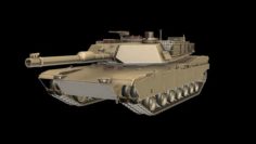 Abrams tank 3D Model
