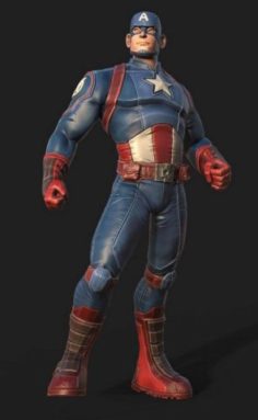 Captain America – A23 3D Model