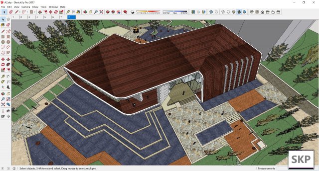 Sketchup Sale building A2 3D Model