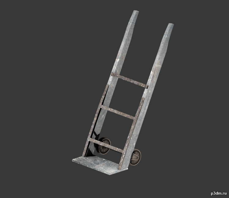 Hand Cart 3D Model