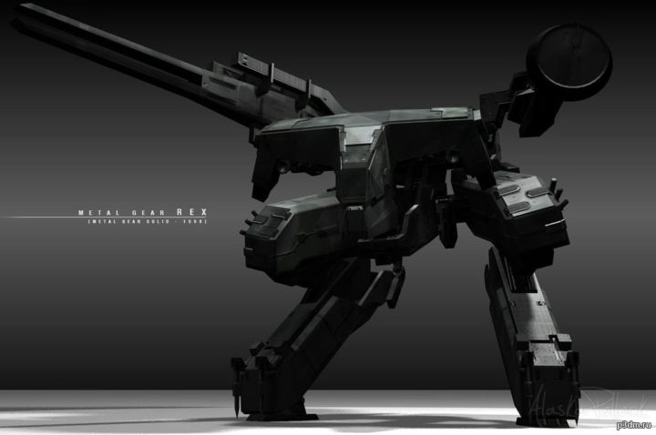 Metal Gear REX 3D Model