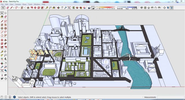 City 3d sketchup – 6 3D Model