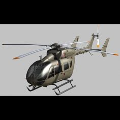 US Army UH-72 3D Model