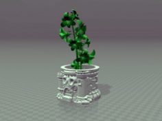Flower-Plant pot 3D Model