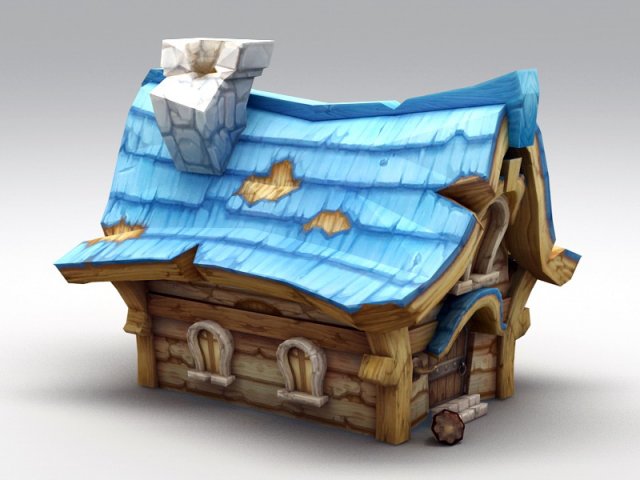 Small Medieval House 3D Model