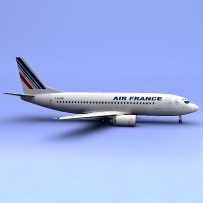 Boeing 737 France 3D Model