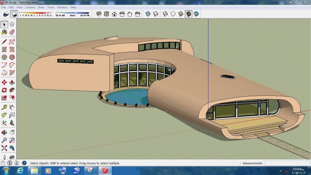Villa sketchup – 3 3D Model