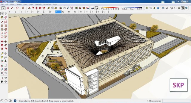 Sketchup Library M2 3D Model