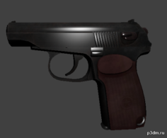 PB Pistol 3D Model