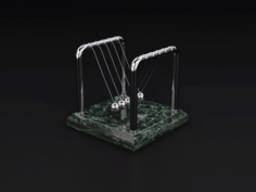 Newtons pendulum 3D Model