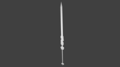 Soul Eater Krona sword Free 3D Model