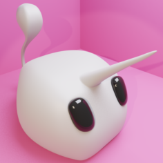 Unicorn Jelly Free 3D Model