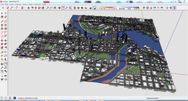 City 3d sketchup – 3 3D Model