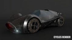 SCI FI Car 3D Model