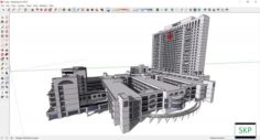 Sketchup Hospital F7 3D Model