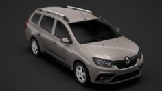 Renault Logan MCV 2018 3D Model