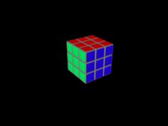 Rubiks cube 3D Model