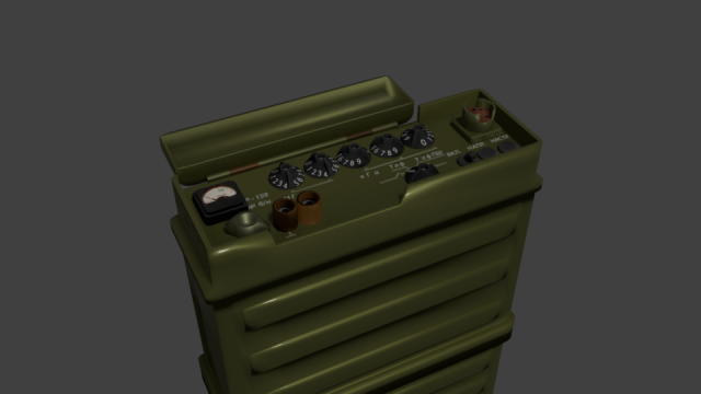 R-159 radiostation 3D Model