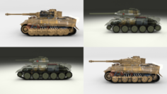 Eastern Front Armor Pack with Interior and Engine Bay v1 3D Model