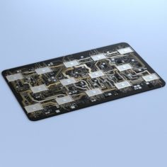 High quality circuit board 3D design modeling 3D Model