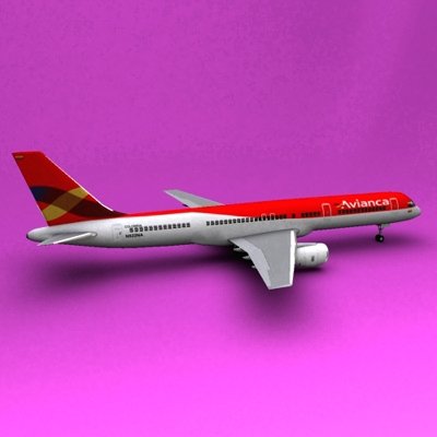 Boeing 757 Avianca 3D Model