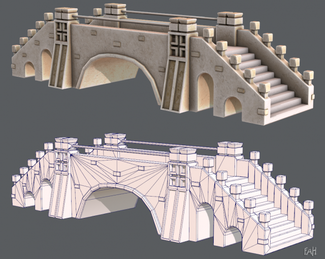 Bridge V01 3D Model