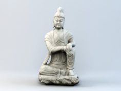 Lady Buddha Statue 3D Model