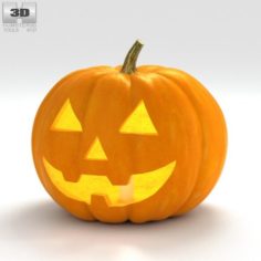 Jack-o-Lantern Halloween 3D Model