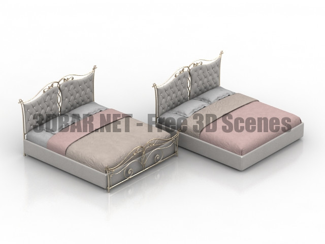 Bed Marsella Dream land 3D Collection