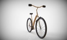 Yellow Bicycle 3D Model