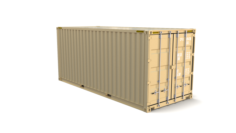 20ft Shipping Container Side Open 2 3D Model