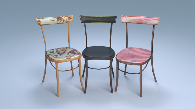 Chair5 for cafe 3D Model