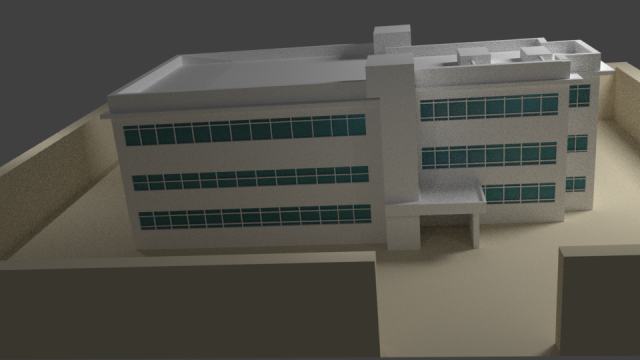 Три госпиталь. Больница 3д. Планировка больницы 3d. Больница 3d model. 3d модель больницы.