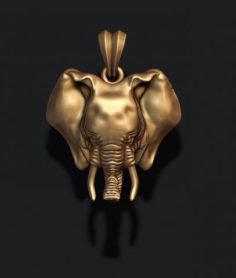 Elephant pendant 3D Model