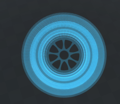 Racing wheels 3D Model