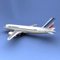 Airbus 320 Air France 3D Model