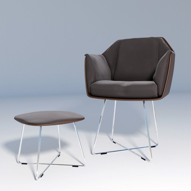 Chair Rolf Benz 641 3D Model