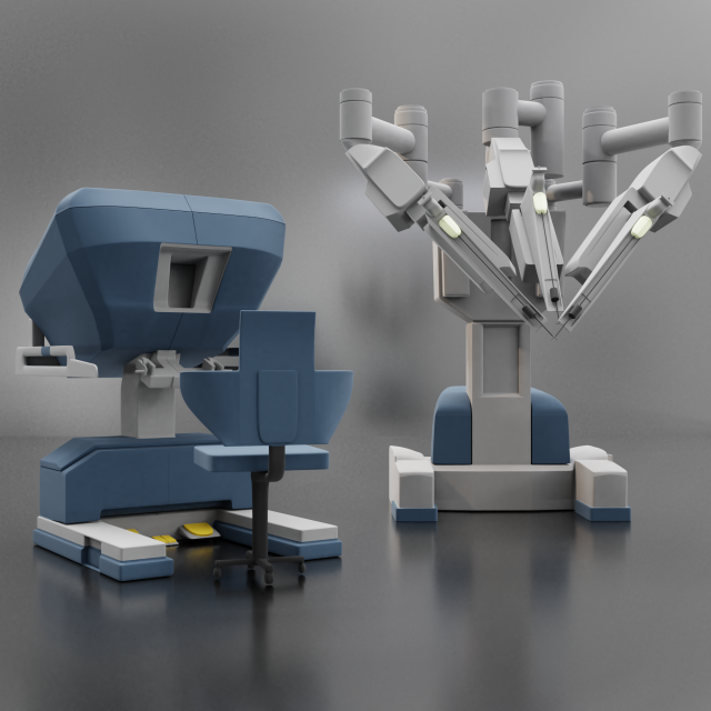 Robotic Surgical System 3D Model