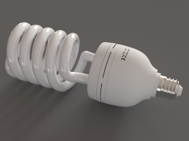 Studio light bulb Free 3D Model
