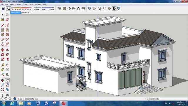 Villa sketchup – 9 3D Model