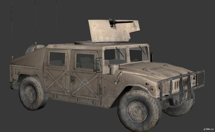 DC humvee 3D Model