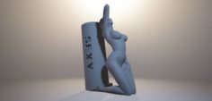 Statuette – Nude Panther 3d print model 3D Model