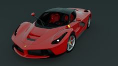Ferrari LaFerrari With Complete Interior 3D Model