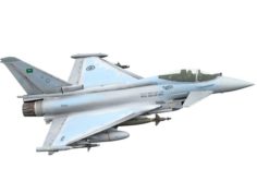 Eurofighter Typhoon Saudi Arabia scheme 3D Model