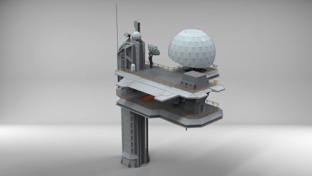 Radar platform 4 3D Model
