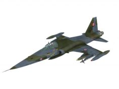 Canadair CF-5 A Freedom fighter 3D Model