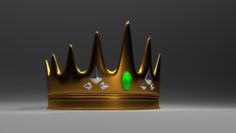 Golden Crown 3D Model