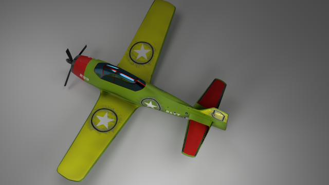 North American Trojan 28 – Aircraft 3D Model