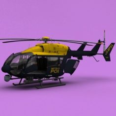 London Metropolitan Police EC-145 3D Model