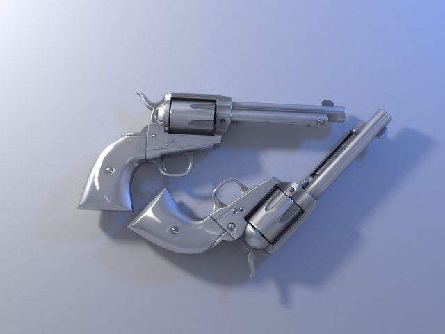 Colt Single Action Armypeacemaker 3D Model